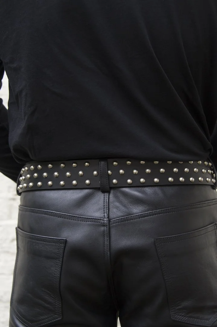 LW3 Dome Stud Belt — The London Leatherman